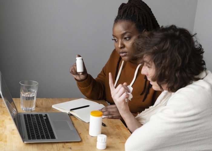 young-sick-man-friend-having-video-call-with-doctor